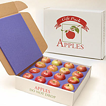 Apple shipping boxes for gift packaging