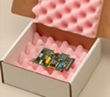 Antistatic boxes for electronic shipping