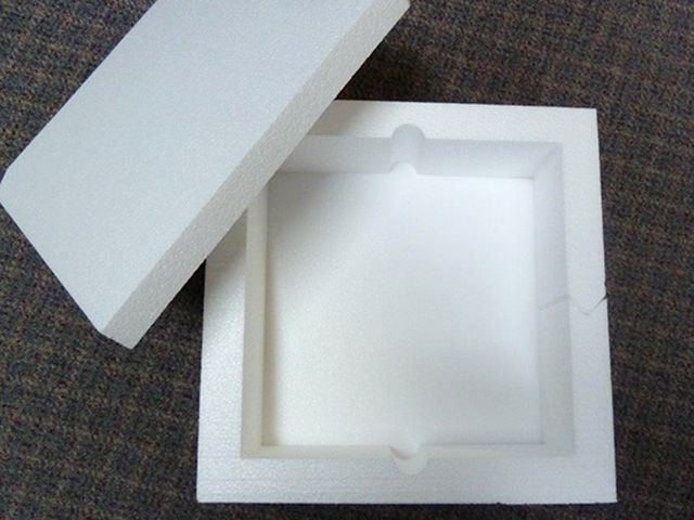 Custom cut EPS foam box inserts for shipping and packaging. Similar to custom styrofoam packaging