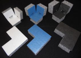 Foam corner guards for shipping boxes and products